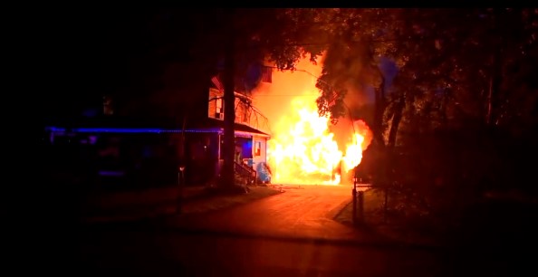 Firefighter, Homeowner Injured in Fully-Involved Bayard Lane House Fire