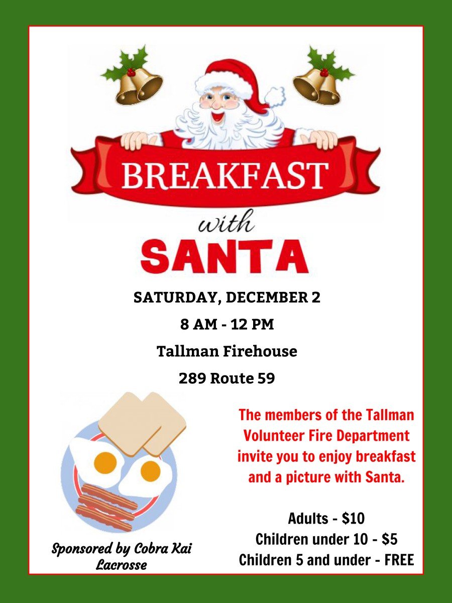 Breakfast with Santa — Save the Date