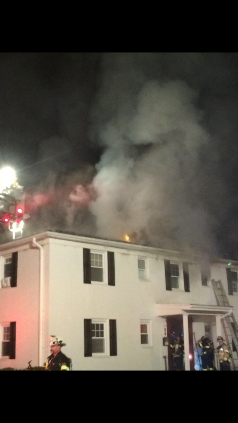 Tallman called to assist Suffern in Apartment Complex Fire