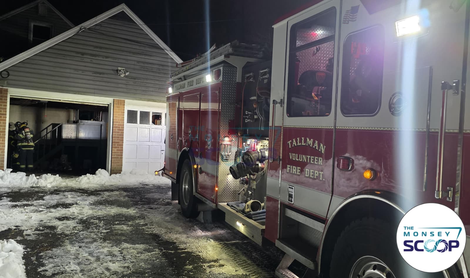 Tallman Fire Department Conducts Structure Fire Training at Vacant Home Slated for Demolition