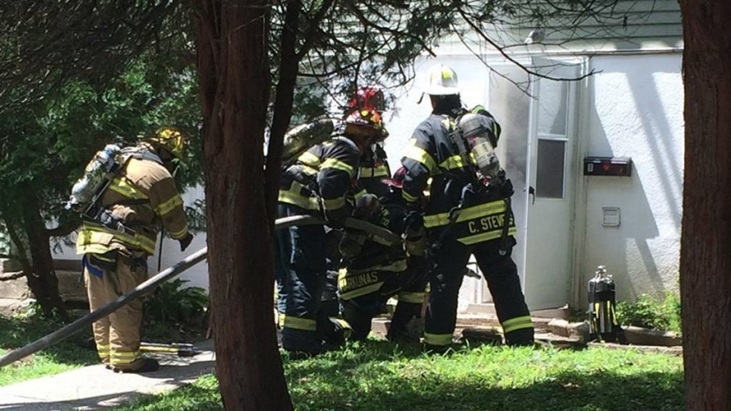 Tallman Firefighters assist Suffern at House Fire