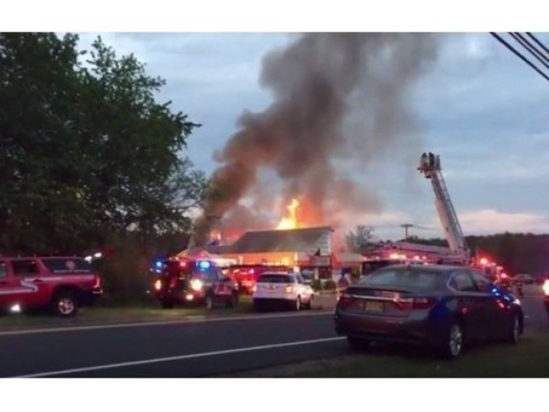 Tallman provides Mutual Aid to Mahwah structure fire