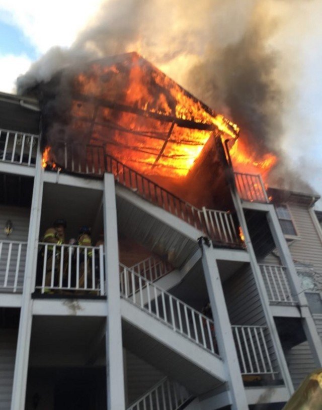 Tallman responds to Mahwah Condo Fire