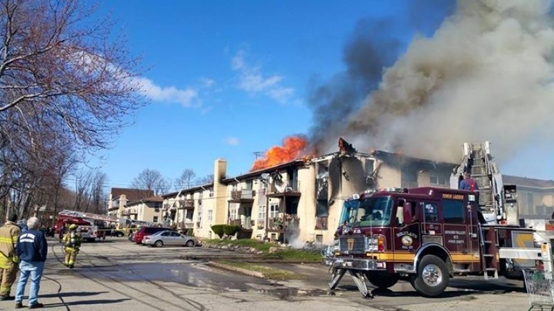 Tallman Responds to Spring Valley Apartment Fire