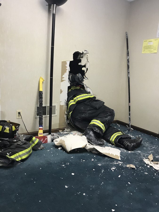 Tallman Trains on Wall Breach