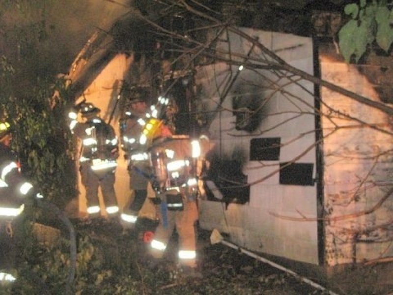 TFD Responds to Fully Involved Structure Fire on Route 59